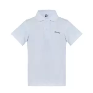 Image of Slazenger Boys 2 Pack Polo Shirts - White