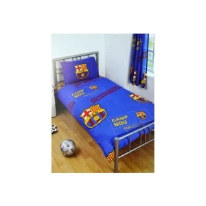 Image of FC Barcelona Patch Single Duvet and Pillow Set