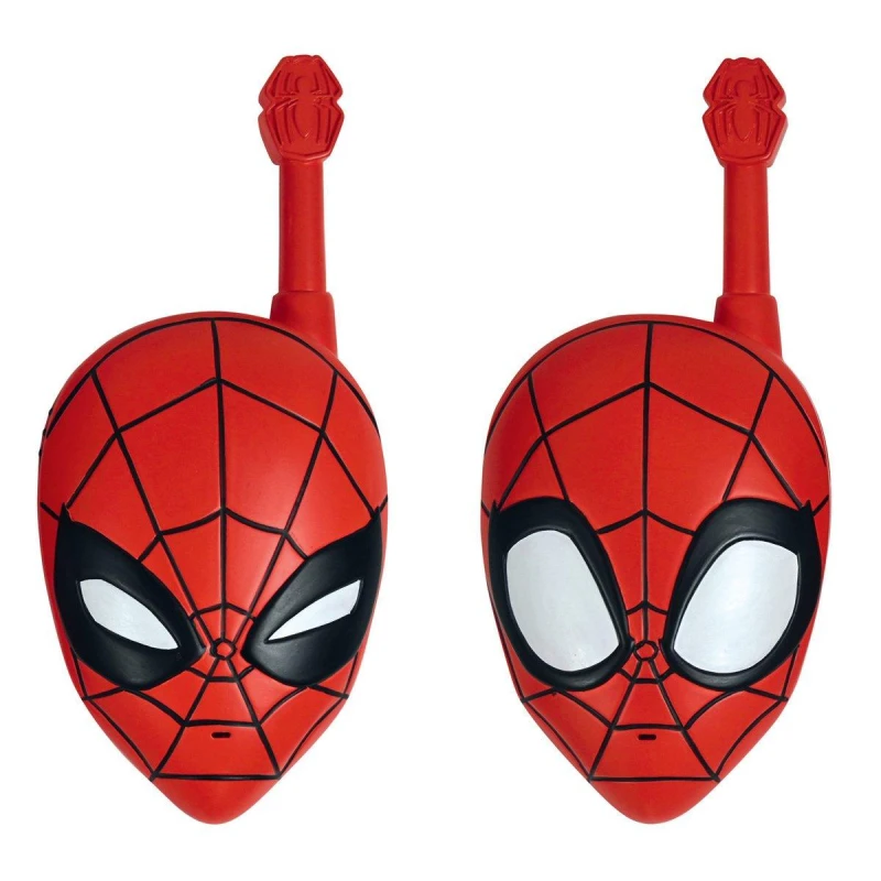 Image of LEXIBOOK Spider-Man 3D Walkie Talkies Set - Red & Black,Red 3380743105963