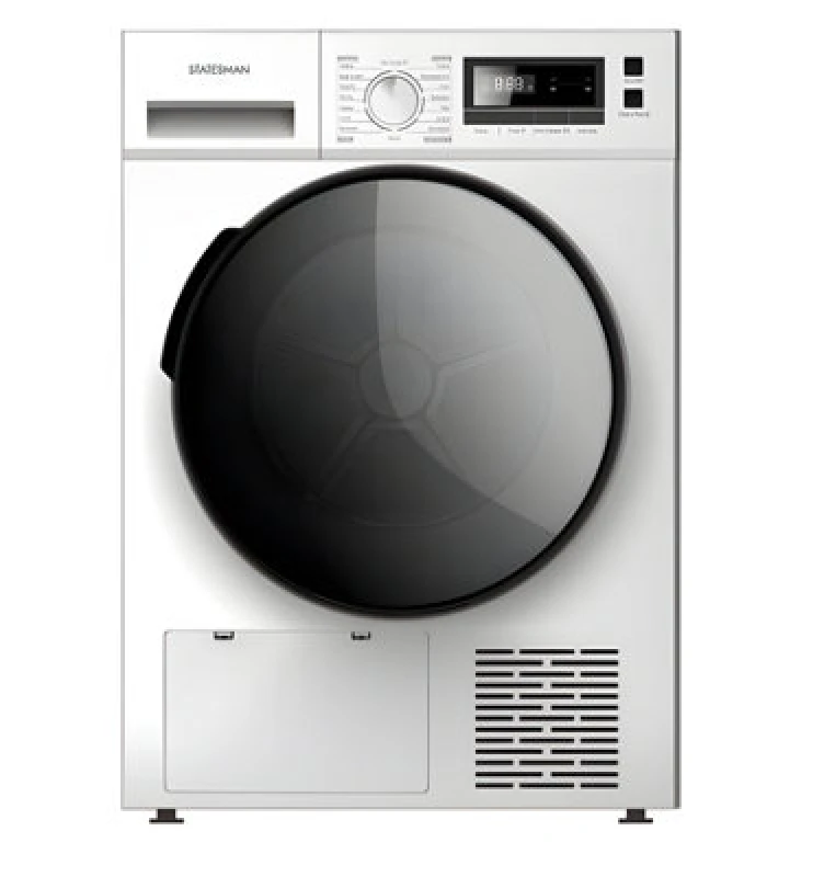 Image of Statesman 8KG Heat Pump Tumble Dryer, White THP18W