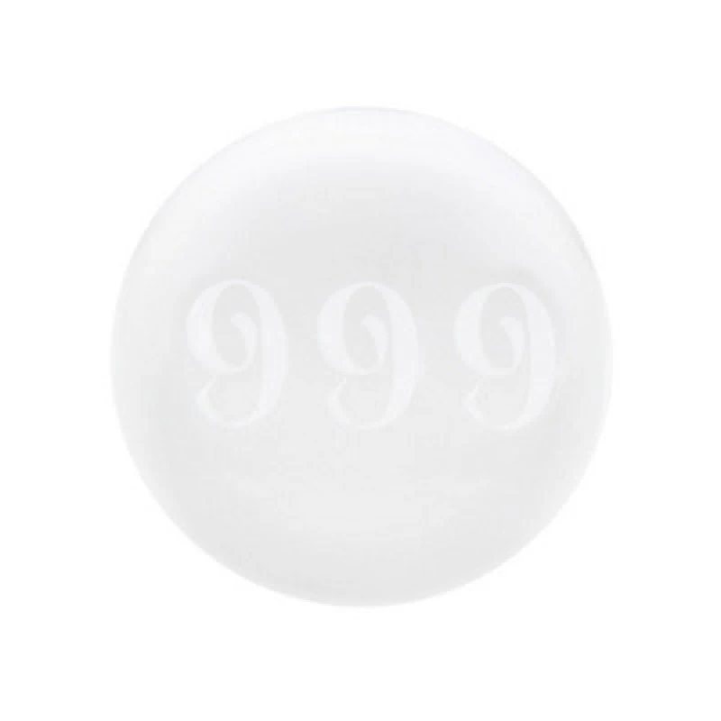 Image of Something Different Something Different 999 Angel Number Crystal Ball in Clear Clear One Size Unisex 5063693744717