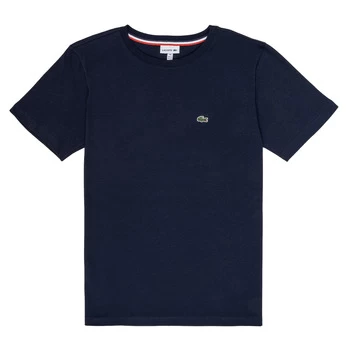Image of Lacoste JUSTYNE boys's Childrens T shirt in Blue - Sizes 14 years
