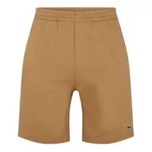 Image of Lacoste Fleece Shorts - Brown