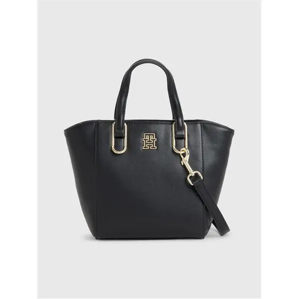 Image of Tommy Hilfiger Th Timeless Med Tote - Black One Size