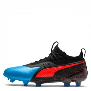 Image of Puma One 19.1 FG Football Boots - Blue/Red/Black
