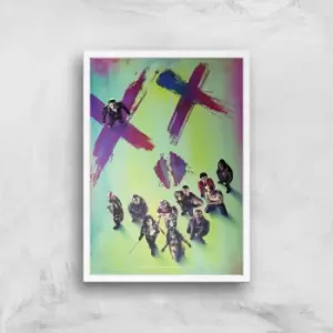 Image of DC Suicide Squad Giclee Art Print - A3 - White Frame