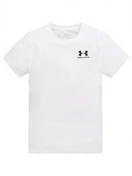 Image of Urban Armor Gear Childrens Cotton T-Shirt And Prototype Wordmark Short Set - White Black