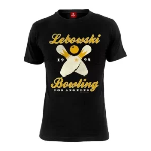 Image of The Big Lebowski T-Shirt Bowling LA Size M
