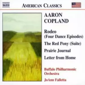 Image of Rodeo the Red Pony Prairie Journal Falletta Buffalo Po by Aaron Copland CD Album
