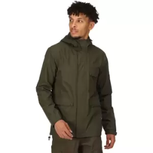 Image of Regatta Mens Baymoor Full Zip Breatjable Waterproof Jacket S - Chest 37-38' (94-96.5cm)