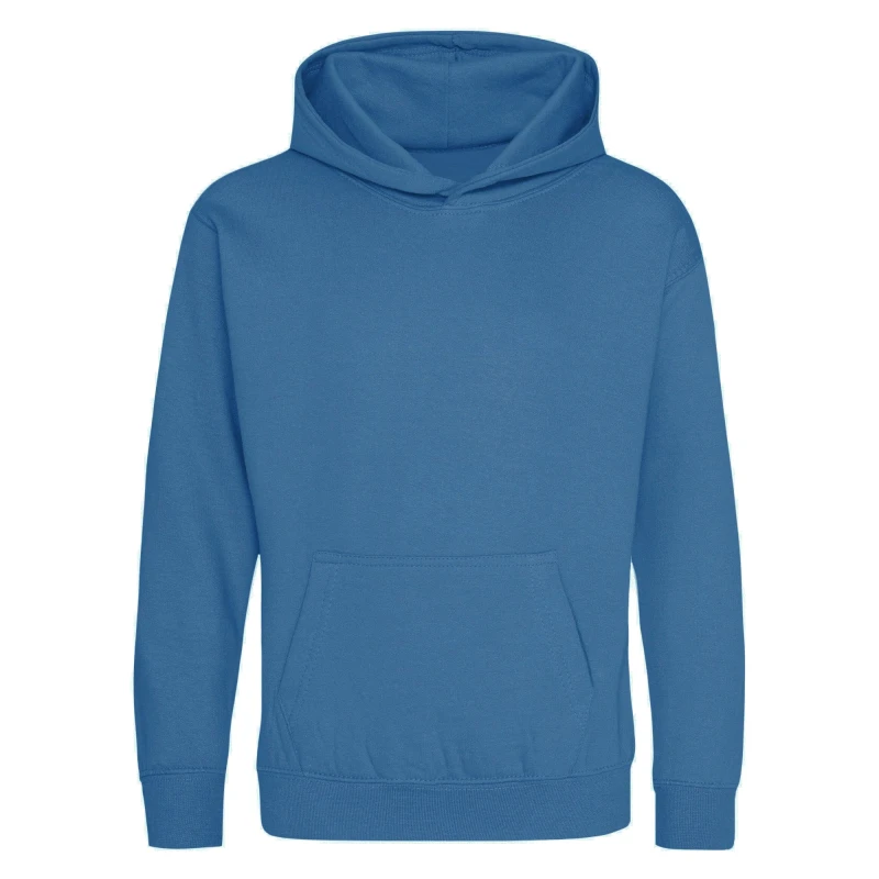 Image of AWDis Hoodie 1-2 Years in Bright Blue Size: 12-13 Years Bright Blue Unisex 12-13 Years