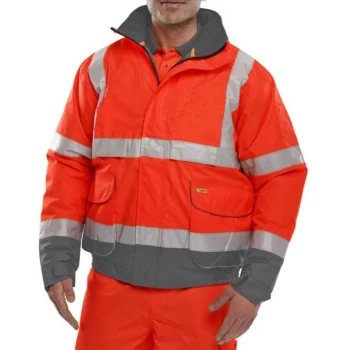 Image of BSeen XXXL Bomber Jacket RedGrey