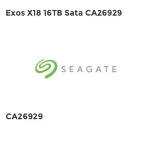 Image of Exos X18 16TB Sata CA26929