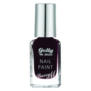 Image of Barry M Gelly Nail Paint Black Cherry