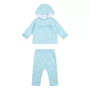 Image of Elle Frill Sweat Set Bb99 - Blue