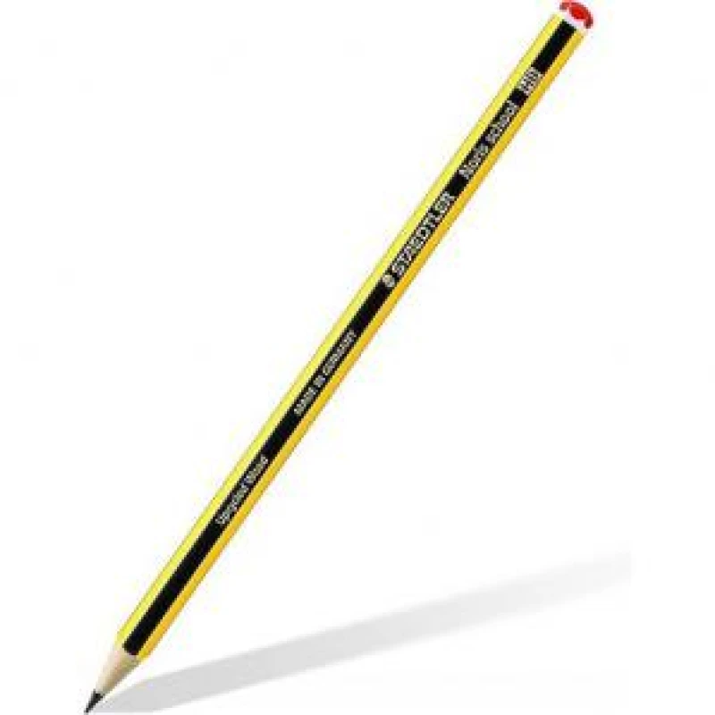 Image of NOTFOUND Staedtler Noris 2B Yellow/Black Barrel Graphite Pencil PEFC Certified from Sustainably Managed Forests (Pack 12) - 121-2B 121-2B