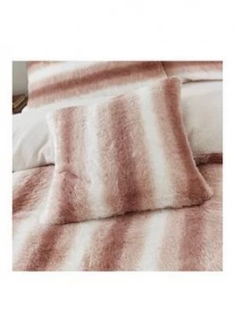 Image of By Caprice Mae Faux Fur Cushion - Blush