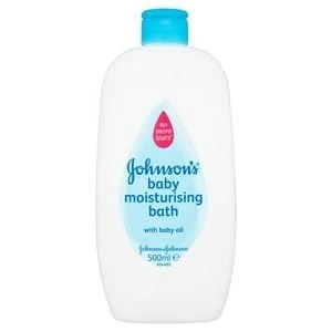 Image of Johnson and Johnson Baby Moisturising Bath 500ml