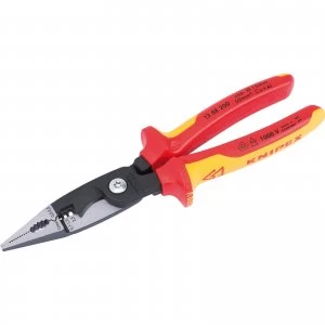 Image of Knipex VDE Insulated Universal Installation Pliers 200mm
