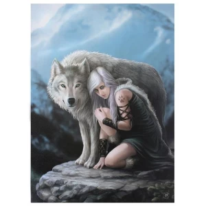 Image of Large Protector Canvas Picture By Anne Stokes