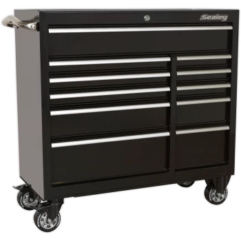 Image of Sealey Premier 11 Drawer Heavy Duty Roller Cabinet Black