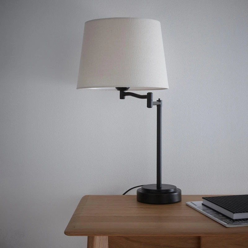 Image of K Living Swing Arm Table Lamp Black unisex one