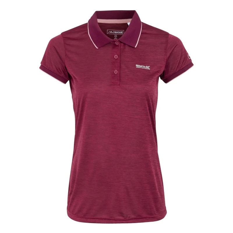 Image of Womens polo shirt Regatta Remex II Rouge Female 36