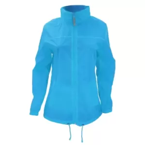 Image of B&C Womens/Ladies Sirocco Lightweight Windproof, Showerproof & Water Repellent Jacket (XL) (Atoll)