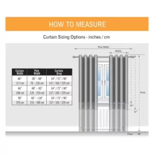 Image of Essential Living Adiso Eyelet Ring Top Curtains 229cm x 229cm Navy