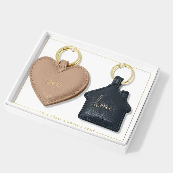 Image of Katie Loxton Brown Keyring Set KLB3059