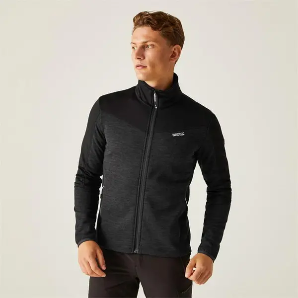 Image of Regatta Highton Flc Sn43 Full Zip Fleece Tops S Grey 44212902350