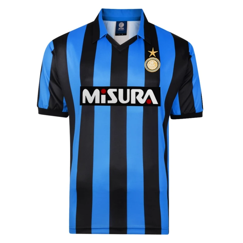 Image of Score Draw Internazionale 1990 Home shirt INTER90HPYSS-M M Mens Sportswear