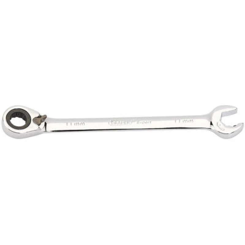 Image of Draper DRAPER Expert 11mm Hi-Torq Metric Double Ratcheting Combination Spanner 6842 Draper-6842