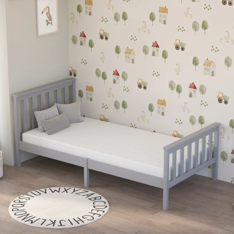 Image of Aspire Kids Memory Foam Mattress With Easy Clean Cover, Size Double