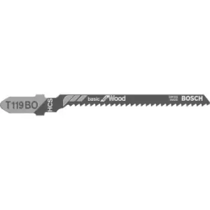 Image of Bosch T119 BO Wood Cutting Jigsaw Blades Pack of 100