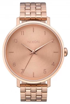 Image of Nixon Arrow All Rose Gold Rose Gold IP Steel Bracelet Watch
