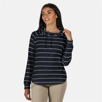 Image of Regatta Merindah Overhead Hoodie - Navy Stripe