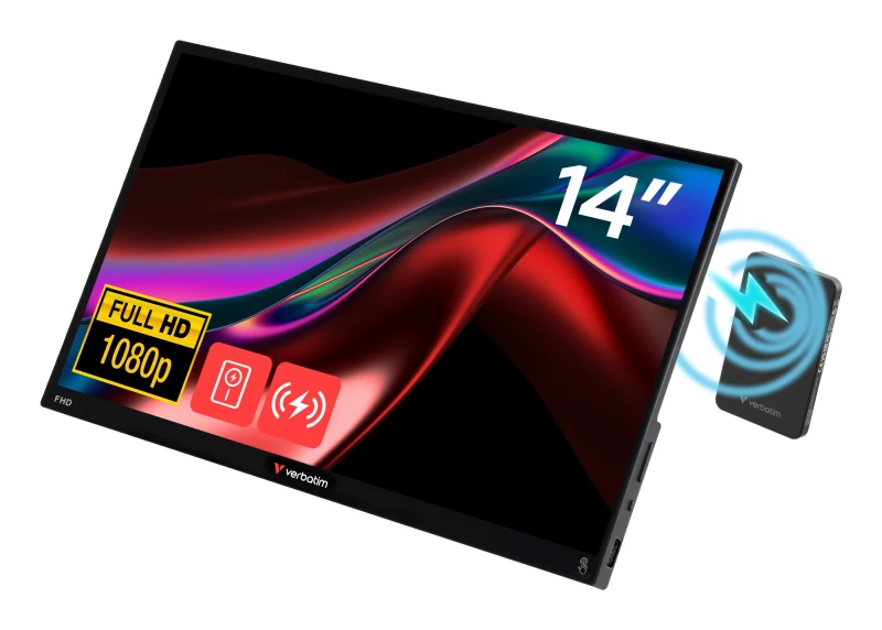 Image of Verbatim Portable Touch Screen Monitor Light 14" Full HD 1080p &am