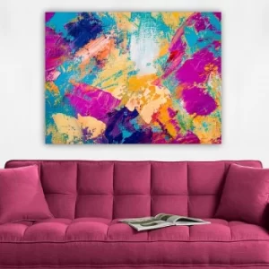 Image of 433209346_70100 Multicolor Decorative Canvas Painting