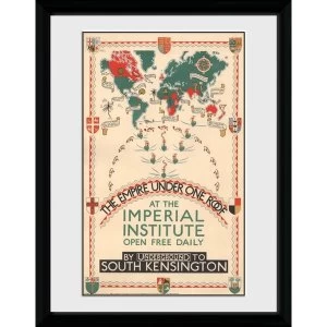 Image of Transport For London Empire Under One Roof 12" x 16" Framed Collector Print