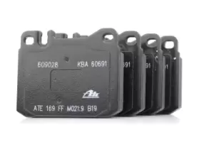 Image of ATE Brake pad set MERCEDES-BENZ 13.0460-9028.2 0004206320,0004206420,0004206520 0004206820,0005867542,0014207820,0015861842,0015863242,0015863342