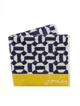 Image of Joules Honeycomb Geo Bath Towel