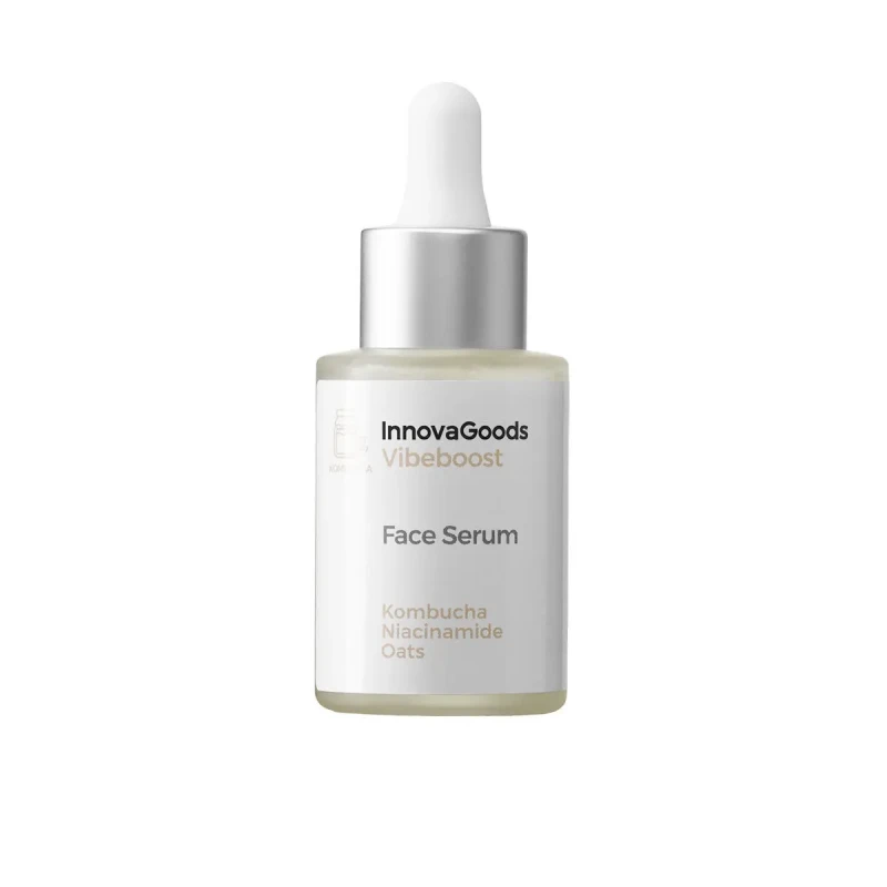 Image of Sublime Market Connect Face serum - InnovaGoods - Kombucha - 30ml - Vegan - Moisturizing - Revitalizing white white