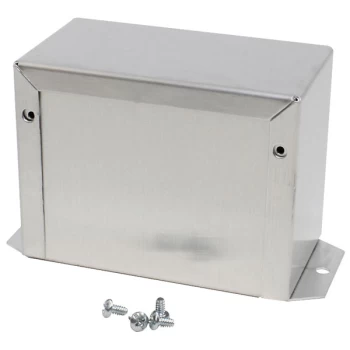 Image of Hammond 1411FBFU Utility Metal Flanged Case 102x56x76mm Aluminium ...