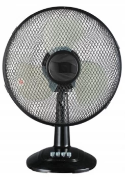 Image of Wickes Oscillating Desk Fan - 12in