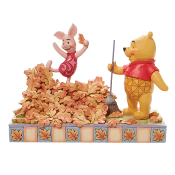 Image of Disney Traditions Piglet & Poo Figurine
