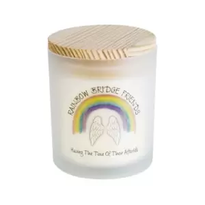 Image of Rainbow Bridge Friends Wings Candle