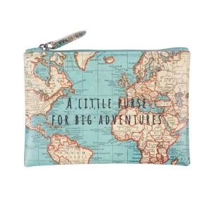 Image of Sass & Belle Vintage Map Little Purse For Big Adventures