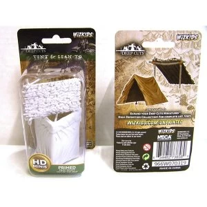 Image of WizKids Deep Cuts Unpainted Miniatures - Tent & Lean-To