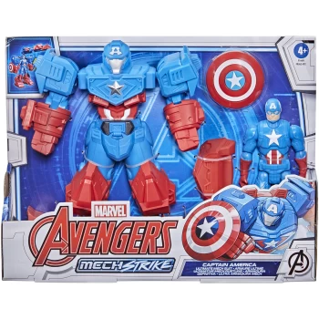 Image of Hasbro Marvel Avengers - Mech Strike Captain America Action Figure